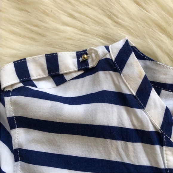 Zara Striped Sailor Blouse - Picture 3 of 6